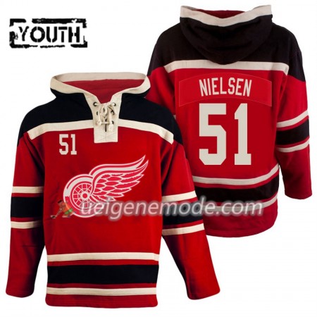 Kinder Eishockey Detroit Red Wings Frans Nielsen 51 Rot Sawyer Hooded Sweatshirt